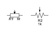 обозначение переменных резисторов