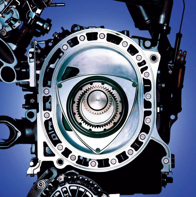 Схема роторного двигателя