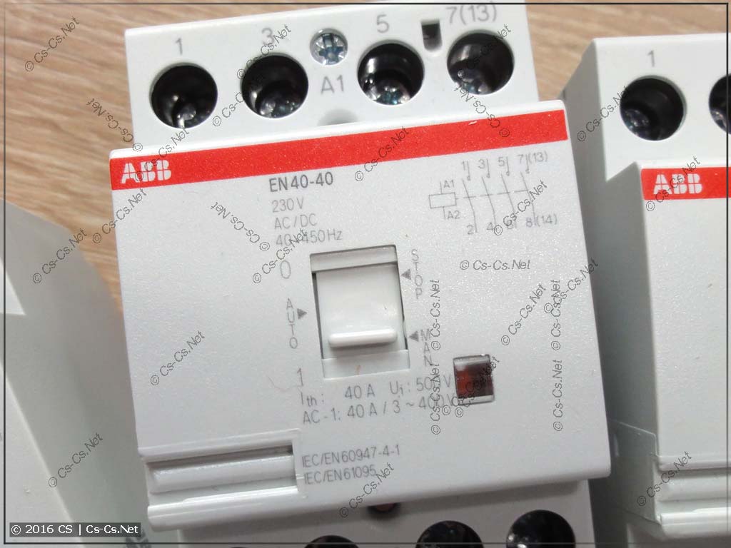 Контактор ABB серии EN 40-40