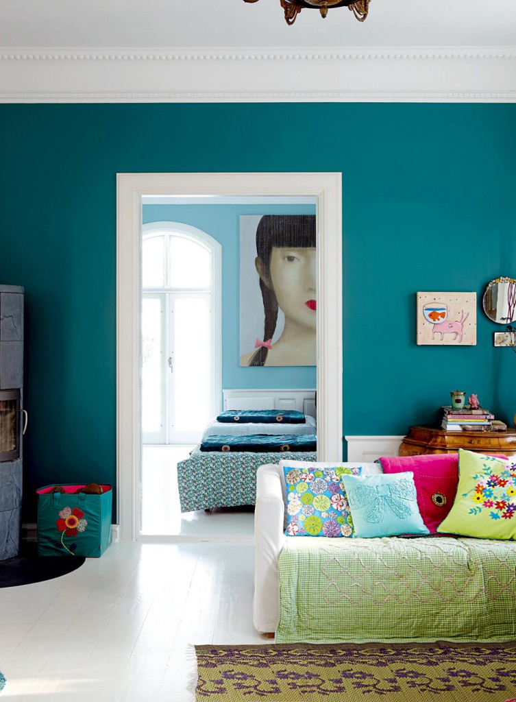покраска стен в квартире цвета
