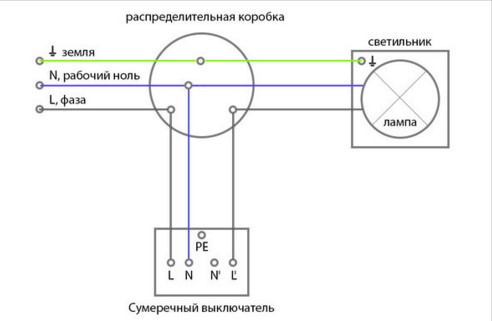 Подключаем фотореле своими руками