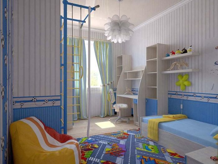 Современная детская комната для мальчика 