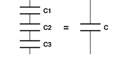 Параллельное соединение конденсаторов формула