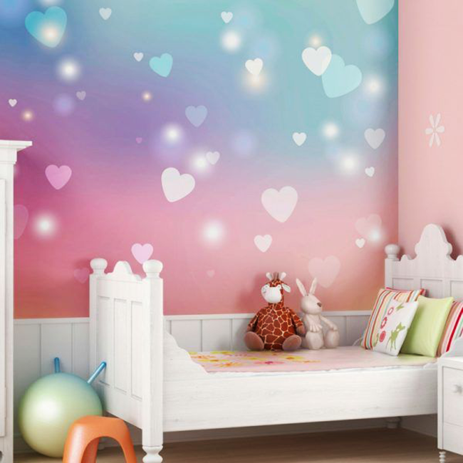 Нежный романтический образ комнаты маленькой принцессы 