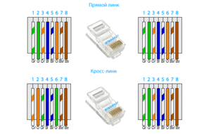 Правила обжатия парного кабеля