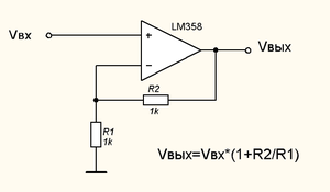 Как работать с ОУ LM358