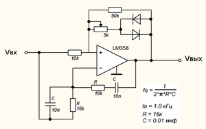 Усилитель на lm358