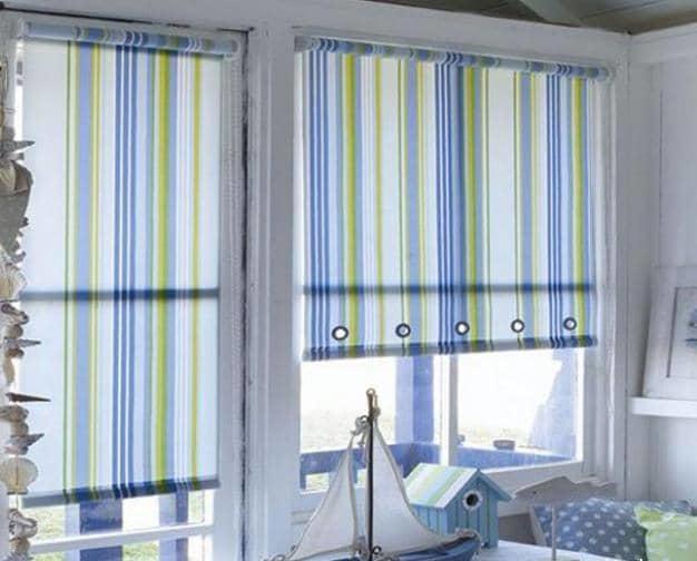Рулонные шторы защищают помещение от солнца, придают оригинальный и красочный декоративный вид любой комнате