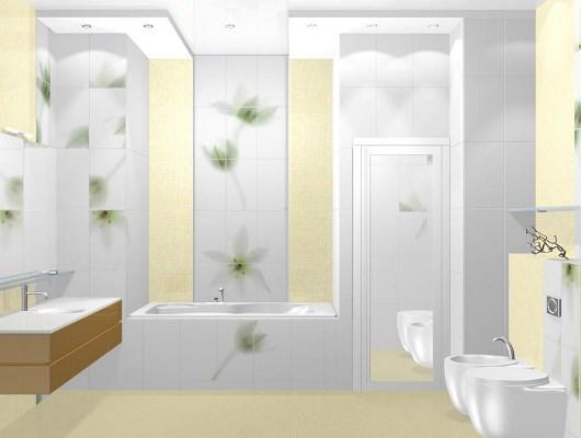 Очень красиво и современно будет смотреться ванная комната, которая оформлена при помощи плитки 