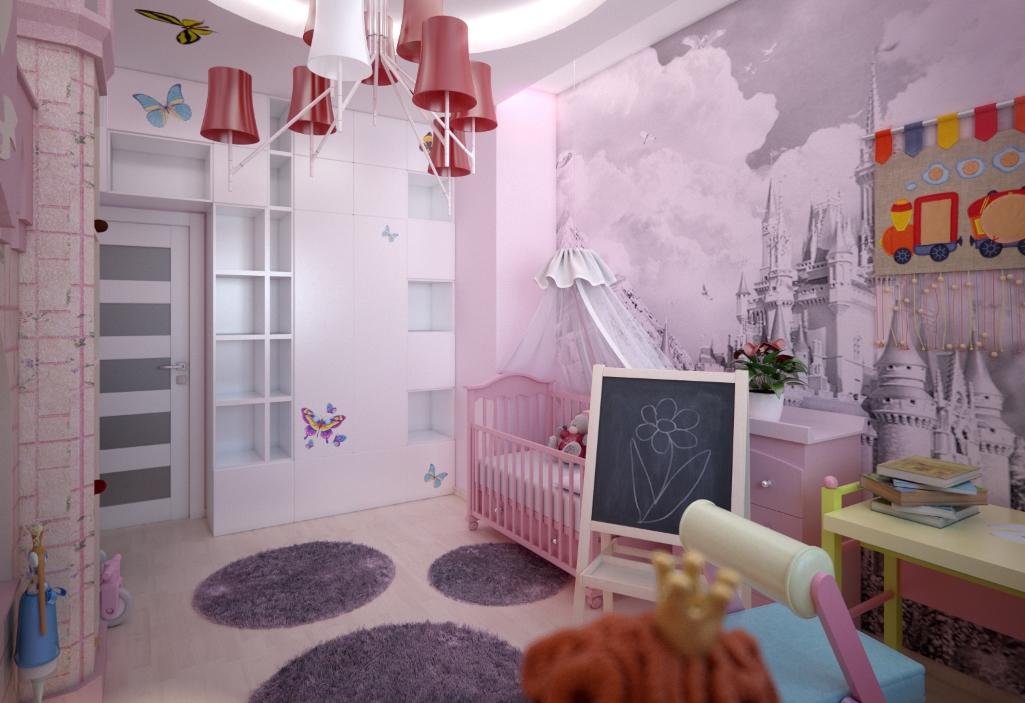 Детская комната для девочки должна быть уютной, светлой и комфортной 