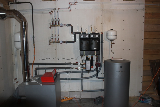 Система отопления в частном доме – простая схема от газового котла 1