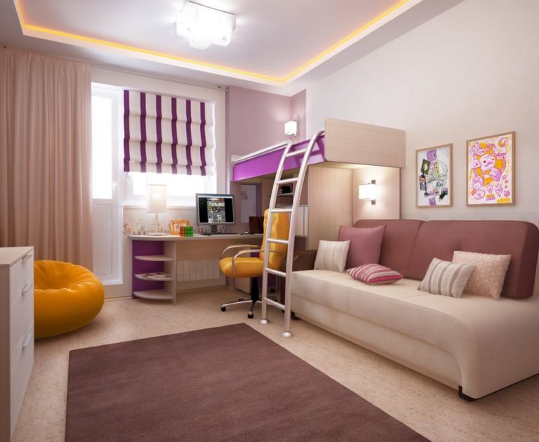 дизайн детской комнаты 12 кв м фото