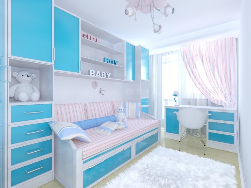 Дизайн детской комнаты 12 кв м 65 реальных фото