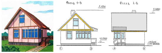Одноэтажный каркасный дом бесплатные проекты и чертежи 2