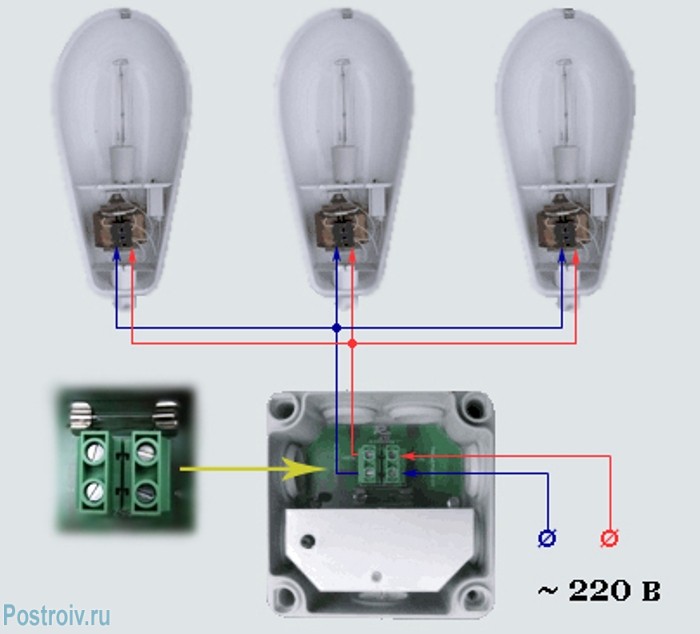 Схема подключения фотореле к линии освещения - Фото 10