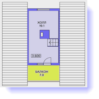 план дома 6 на 8 метров
