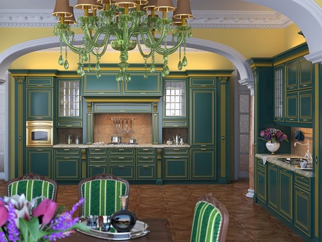 Кухня в викторианском стиле 4.