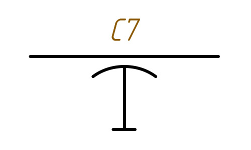 Графическое обозначение конденсаторов