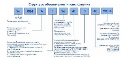 Группировка обозначений маркировки