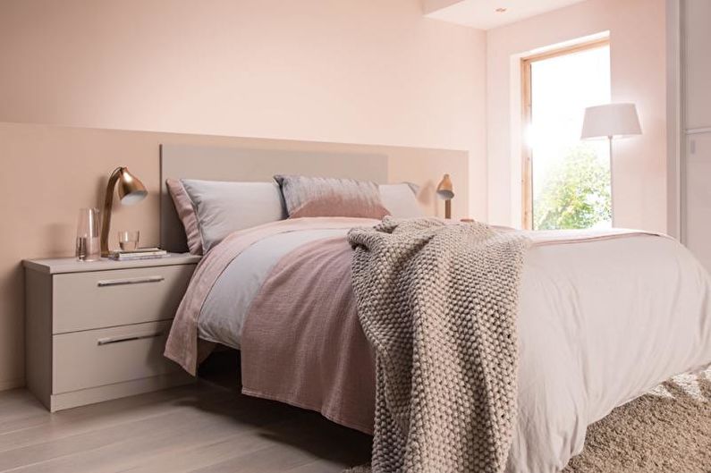 Розовая спальня - Дизайн интерьера 2018