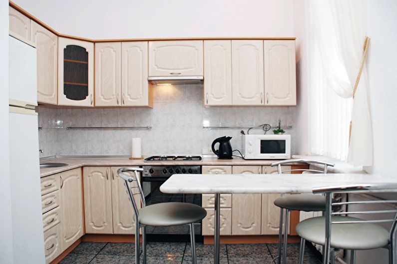 Дизайн интерьера кухни 6 кв.м. - фото