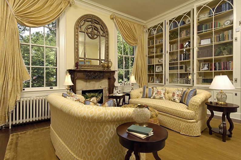 Дизайн гостиной в классическом стиле - Мебель