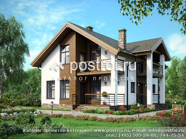 Кирпичный дом, проект № M-168-1K