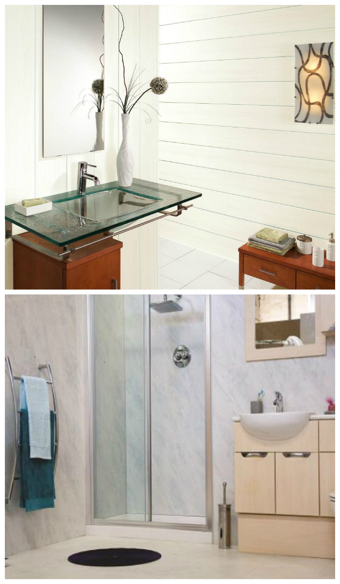 Современный дизайн ванной с панелями