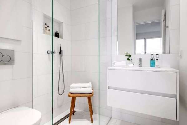 Маленькие квартиры студии - дизайн фото ванной комнаты