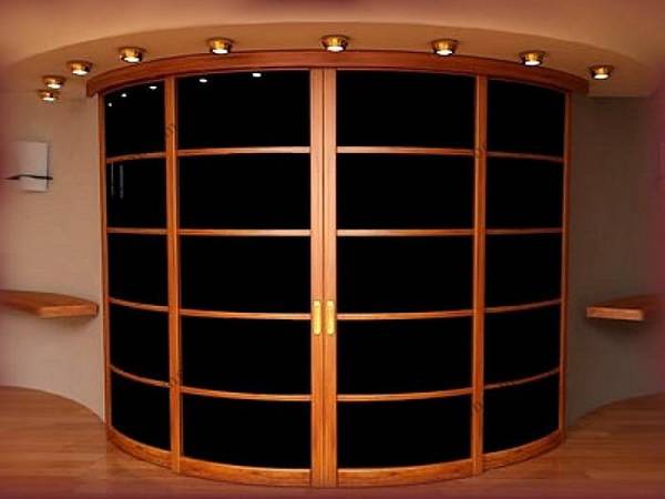 радиусные раздвижные двери для гардеробной, фото 24