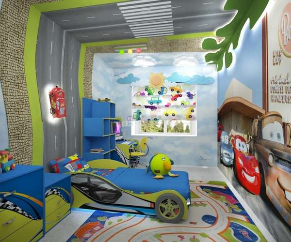 интерьер детской комнаты для мальчика 7 лет, фото 12