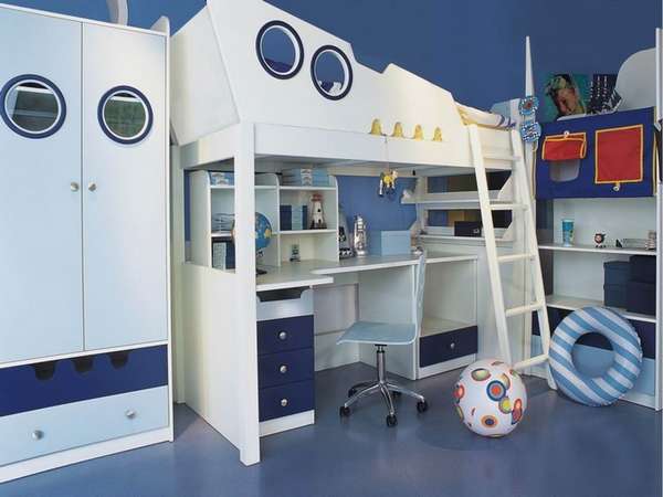 интерьер детской комнаты для мальчика 7 лет, фото 16