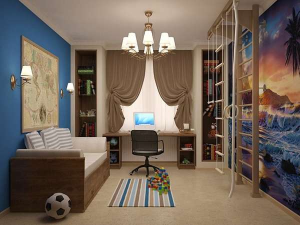 идеи интерьера для детской комнаты для мальчика, фото 19