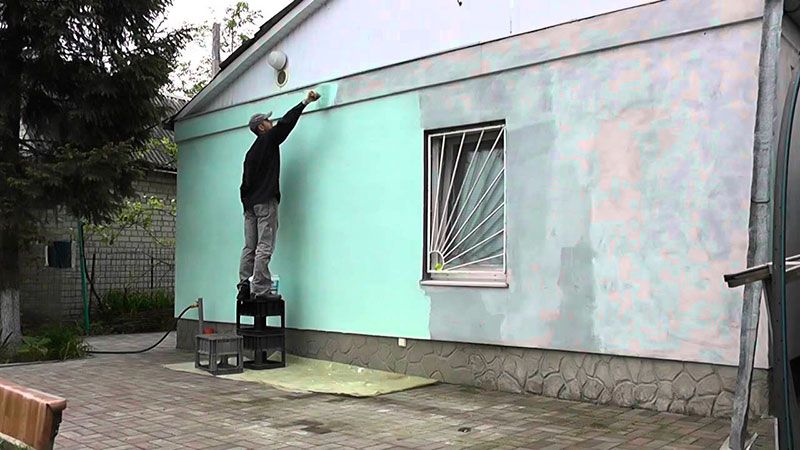 Как покрасить фасад