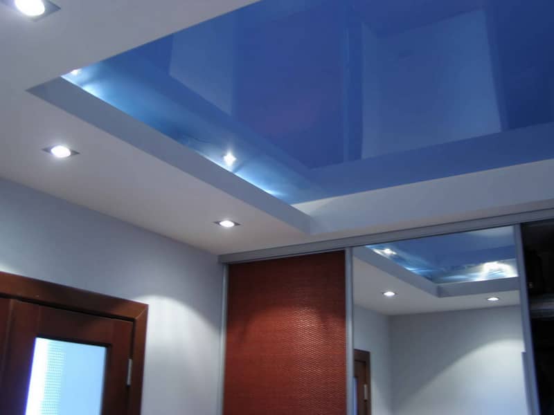 Двухуровневый натяжной потолок — современный и популярный вариант отделки потолочного перекрытия, который придаст вашему помещению новый облик