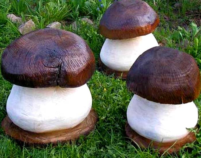 Декор из грибов