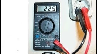 Как измерить напряжение в розетке 220 вольт Для Новичков