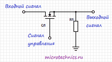 Ключ на полевом транзисторе