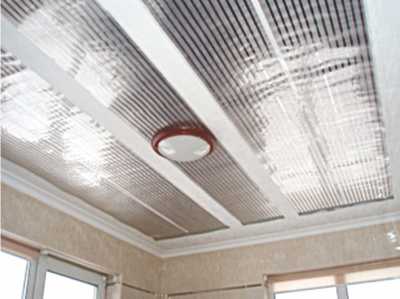 Потолок с инфракрасной системой отопления