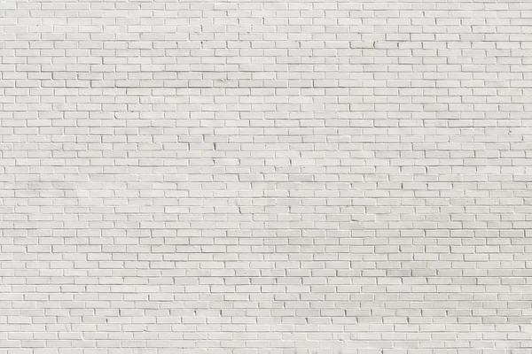 Белый кирпичная стена для фона или текстуры — стоковое фото