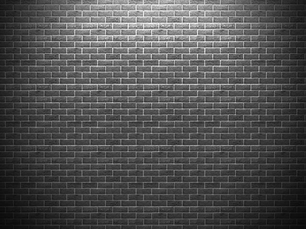 Темный черный кирпичная стена — стоковое фото