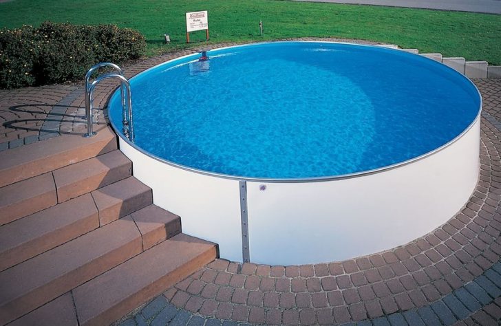 недорогой каркасный бассейн для дачи